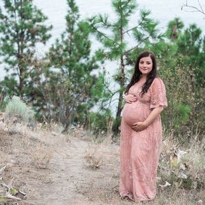 Pink Blush Maternity dress